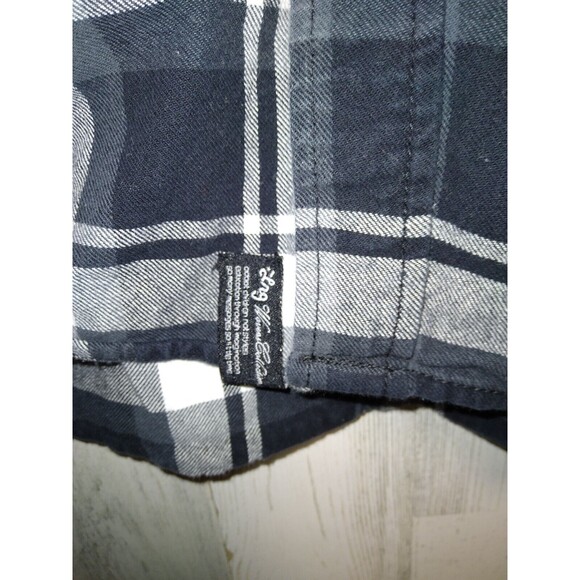 LRG Lifted Research Group Shirt Mens Medium Plaid Flannel Long Sleeve Button Up - Picture 2 of 7